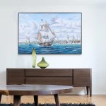 AF006 Whaler 'Lexington' Leaving Nantucket - Canvas Painting af006-whaler-lexington-leaving-nantucket-canvas-painting-l07 (1).jpg